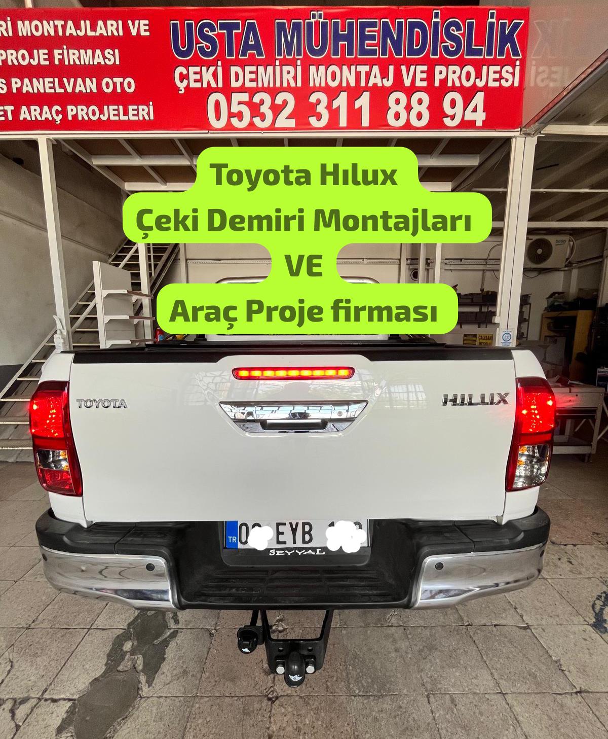 toyota hılux çeki demiri takma montajı ve araç proje firması ankaraUSTA MÜHENDİSLİK
05323118894