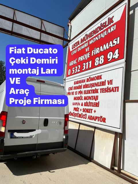 fıat ducato kamyonet Çeki demiri takma motajı ve araç proje firması ankara usta mühendislik
05323118894