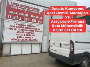 FIAT DUCATO KAMYONET ÇEKİ DEMİR MONTAJI ARAÇ PROJE FİRMASI ANKARA 05323118894