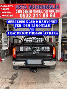 Mercedes X 250 d Çeki Demiri Montajı Ankara | Usta Mühendislik, Ankara 05323118894