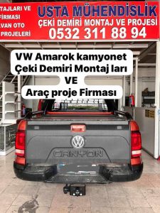 volswagen AMAROK Çeki demiri takma motajı ve araç proje firması ankara usta mühendislik 05323118894